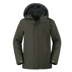 Parka with Smart Heating Panel  M  Rosin green