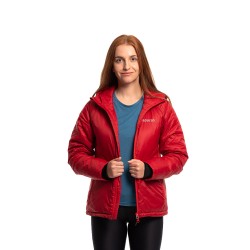 Insulating jacket for active movement Aparso Allmountain Eco W dark red